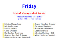 List of breeds photographed